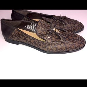 DKNY Brown Flat Slip-Ons ** Brand New ** Size: 9